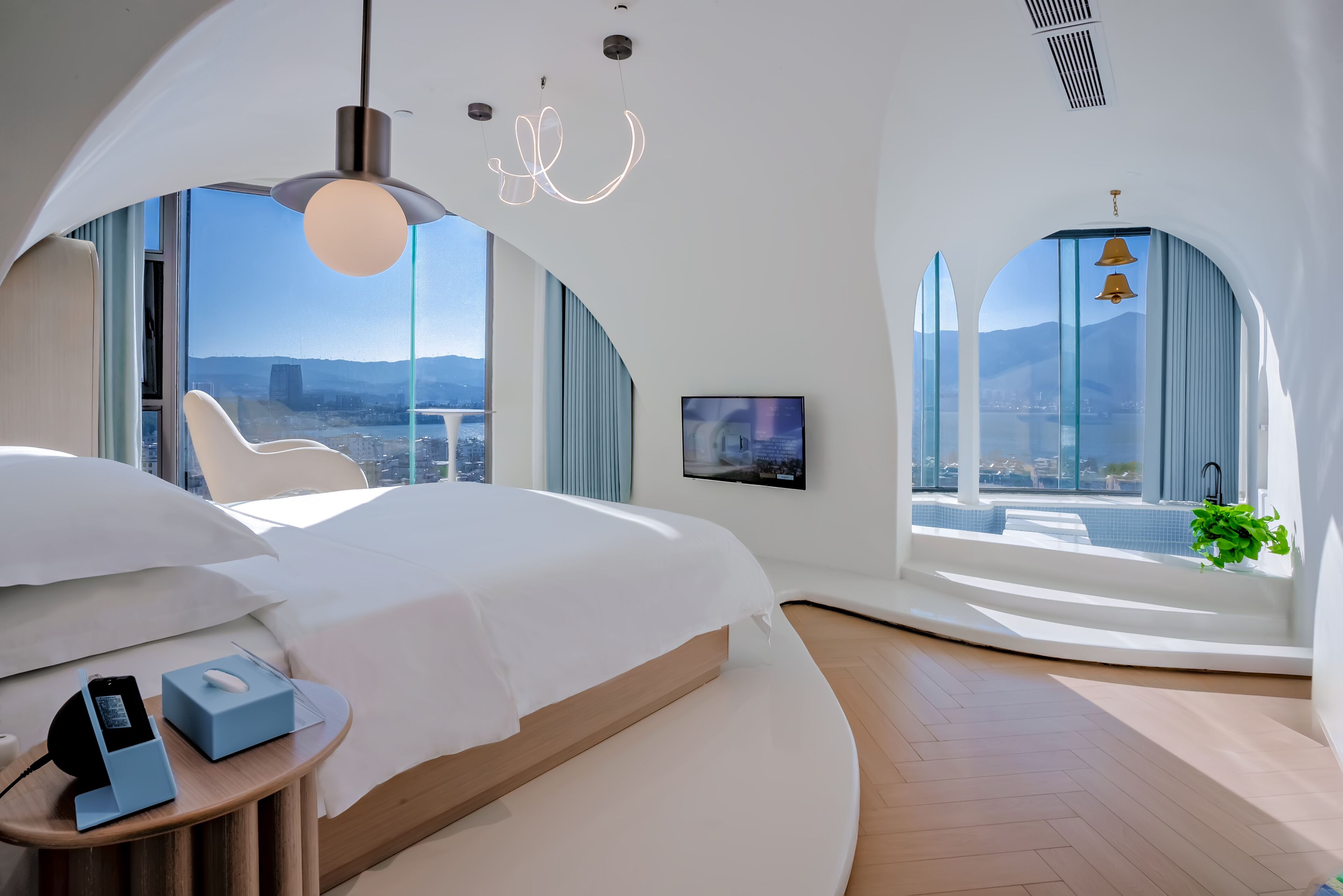 高级双人房, 海景 | 遮光窗帘、隔音、免费 WiFi