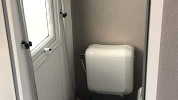 Shower, hair dryer