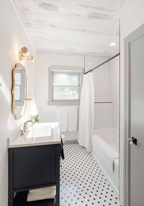 Shower, hair dryer