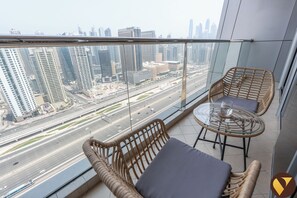 Luxury Apartment, Balcony, Marina View | Iron/ironing board, cots/infant beds, free WiFi, bed sheets - Vogue | Global Lake View JLT near Marina | JBR (Dubai)