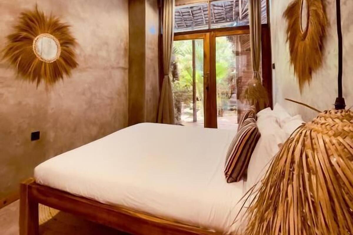 Habitación individual, vista al jardín