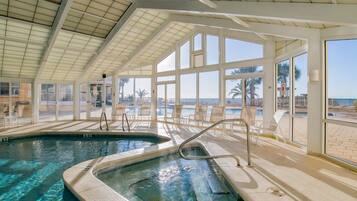 Indoor pool, a heated pool