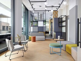 Sala de estar en el lobby