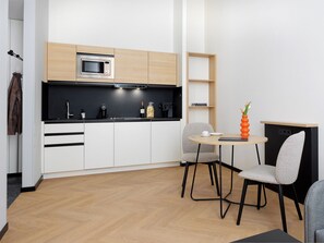 Apartment | Private kitchen | Espresso maker, electric kettle