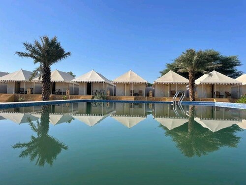 Luxurious 9-bedroom resort with AC, fitness room in delightful Jaisalmer