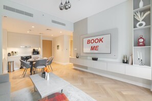 شقة | 1 غرفة نوم وخدمة الإنترنت