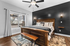 5 bedrooms, iron/ironing board, travel crib, WiFi