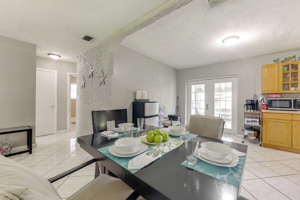 House (2 Bedrooms) | Interior - Fenced-in Yard: Home 3 Mi to Hard Rock Stadium! (Miramar)