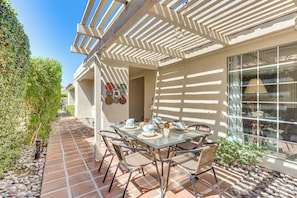 House (3 Bedrooms) | Interior - Pool Access, WFH Ready: Resort Home in Palm Desert (Palm Desert)