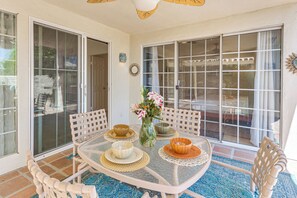 House (3 Bedrooms) | Interior - Pool Access, WFH Ready: Resort Home in Palm Desert (Palm Desert)