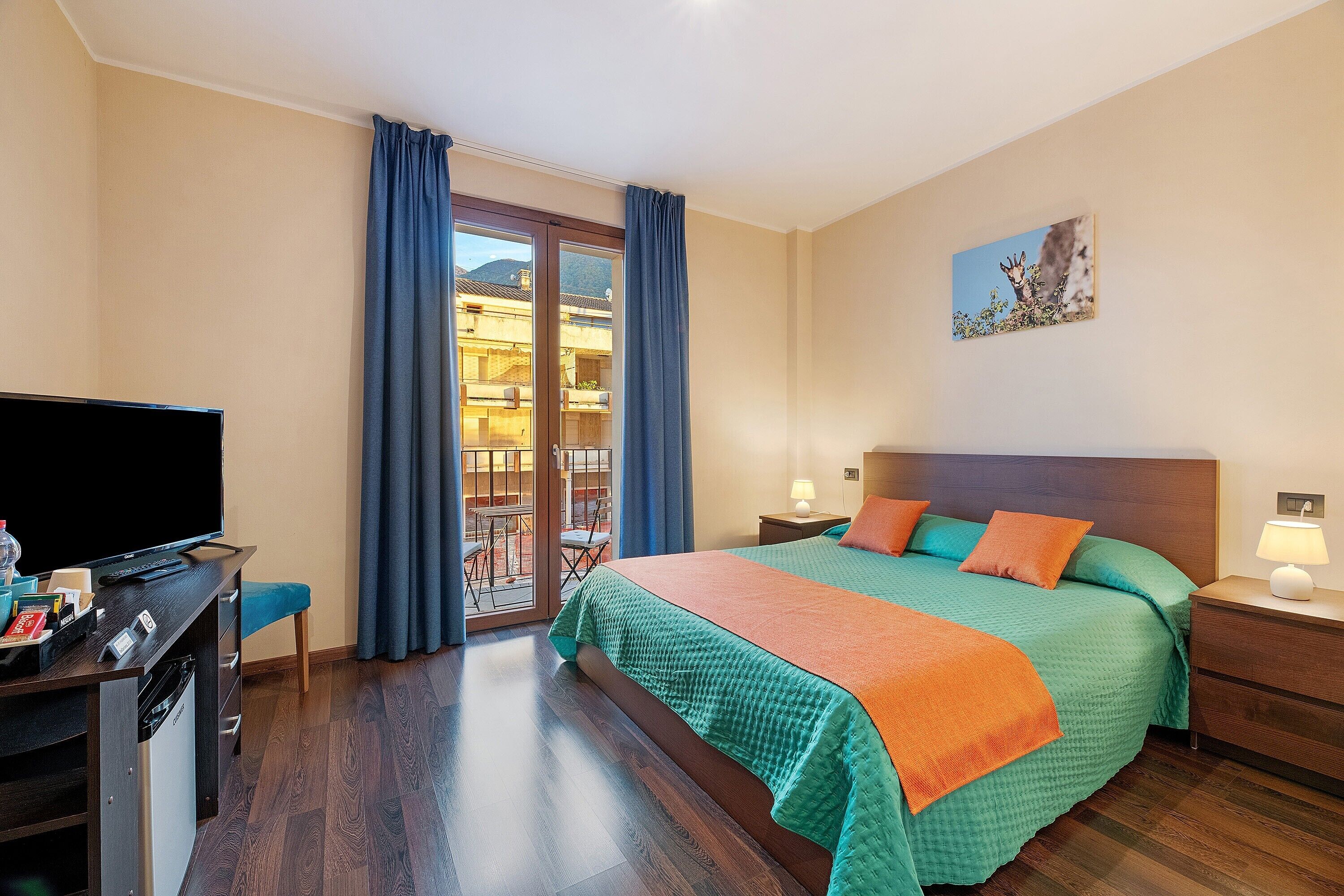 1 غرفة نوم وواي فاي وملاءات أسرّة