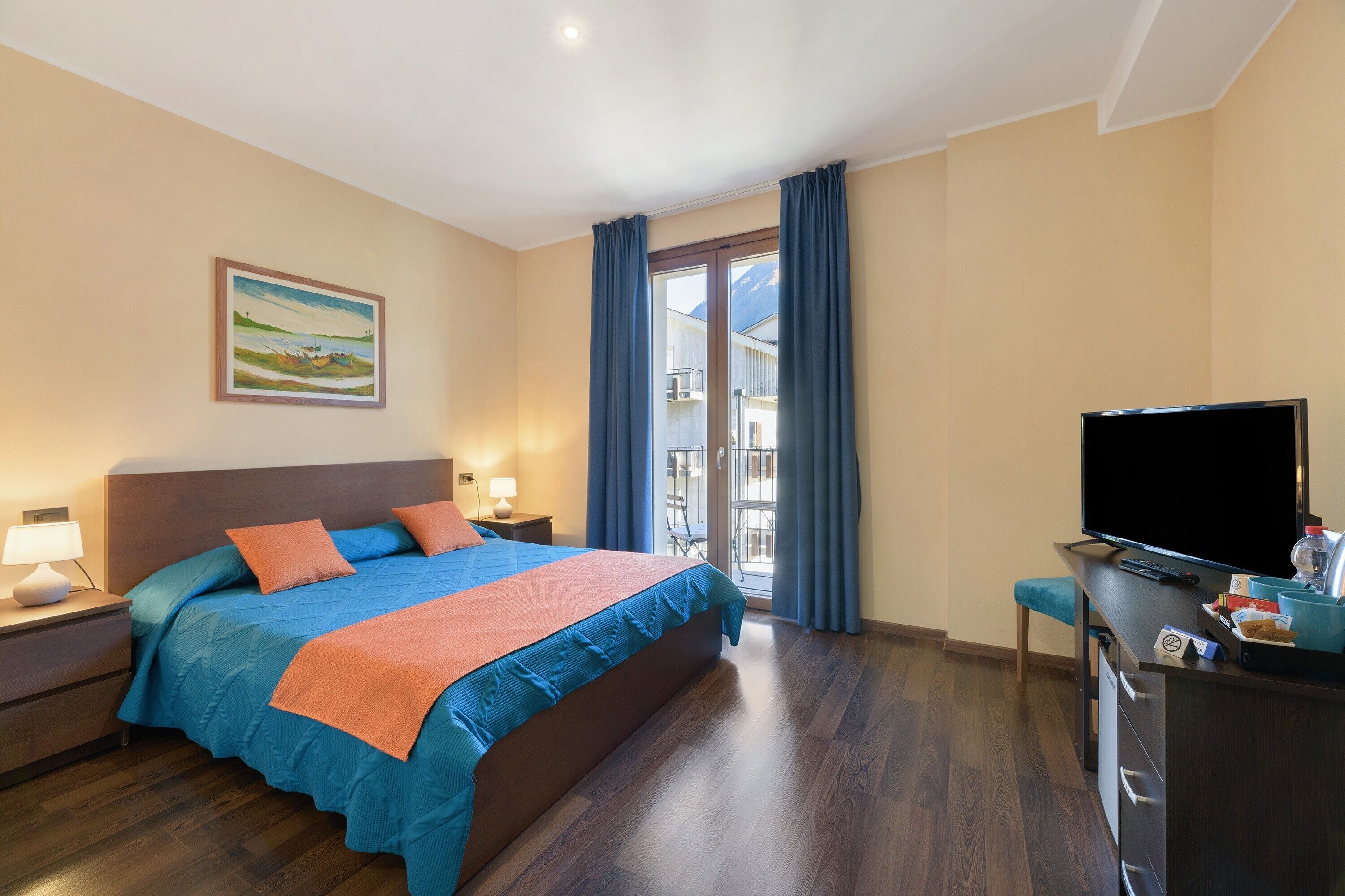 1 غرفة نوم وواي فاي وملاءات أسرّة