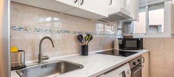 Apartment 'Apto La Justicia' with Shared Terrace, Wi-Fi and Air Conditioning