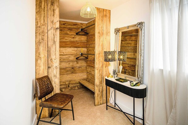 Douche, serviettes fournies
