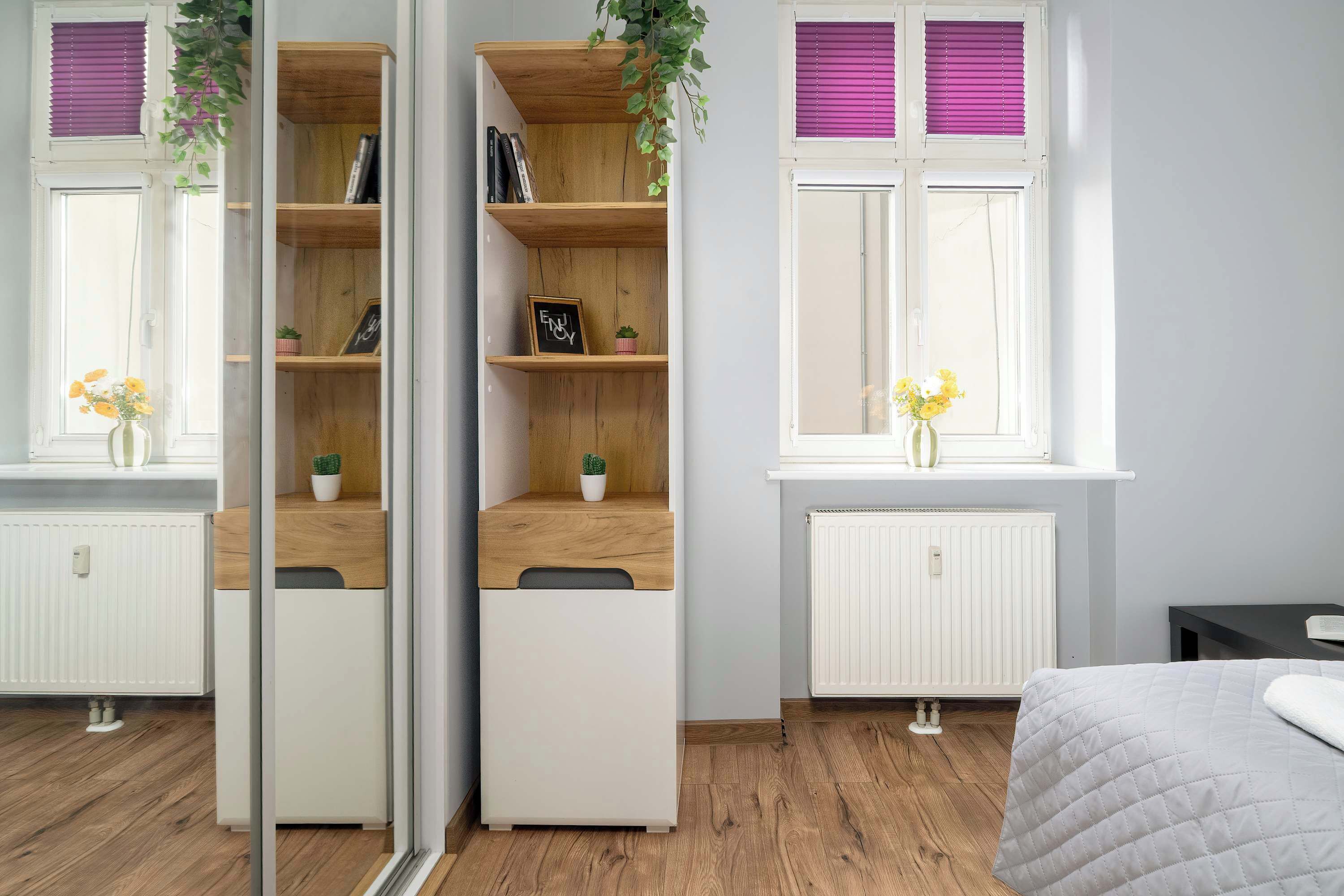 1 slaapkamer, een strijkplank/strijkijzer, wifi, beddengoed