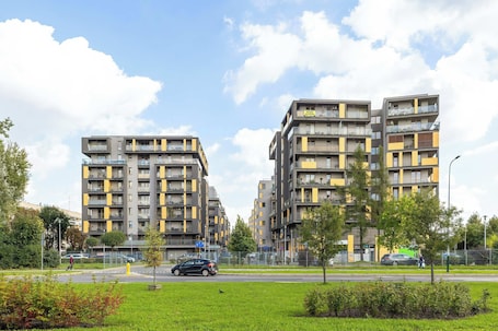 Exterior. Spacious Apartment with Balcony | Parking | Workspace