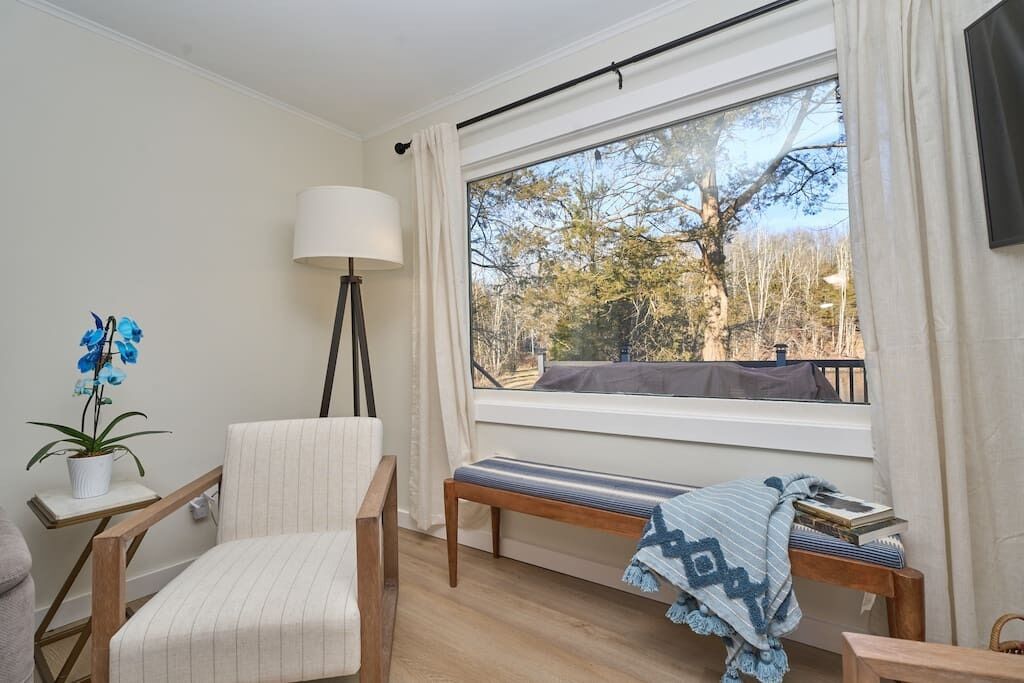 TV connectée, cheminée