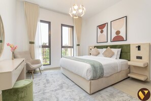 Apartment, Balcony, Pool View | Iron/ironing board, free WiFi