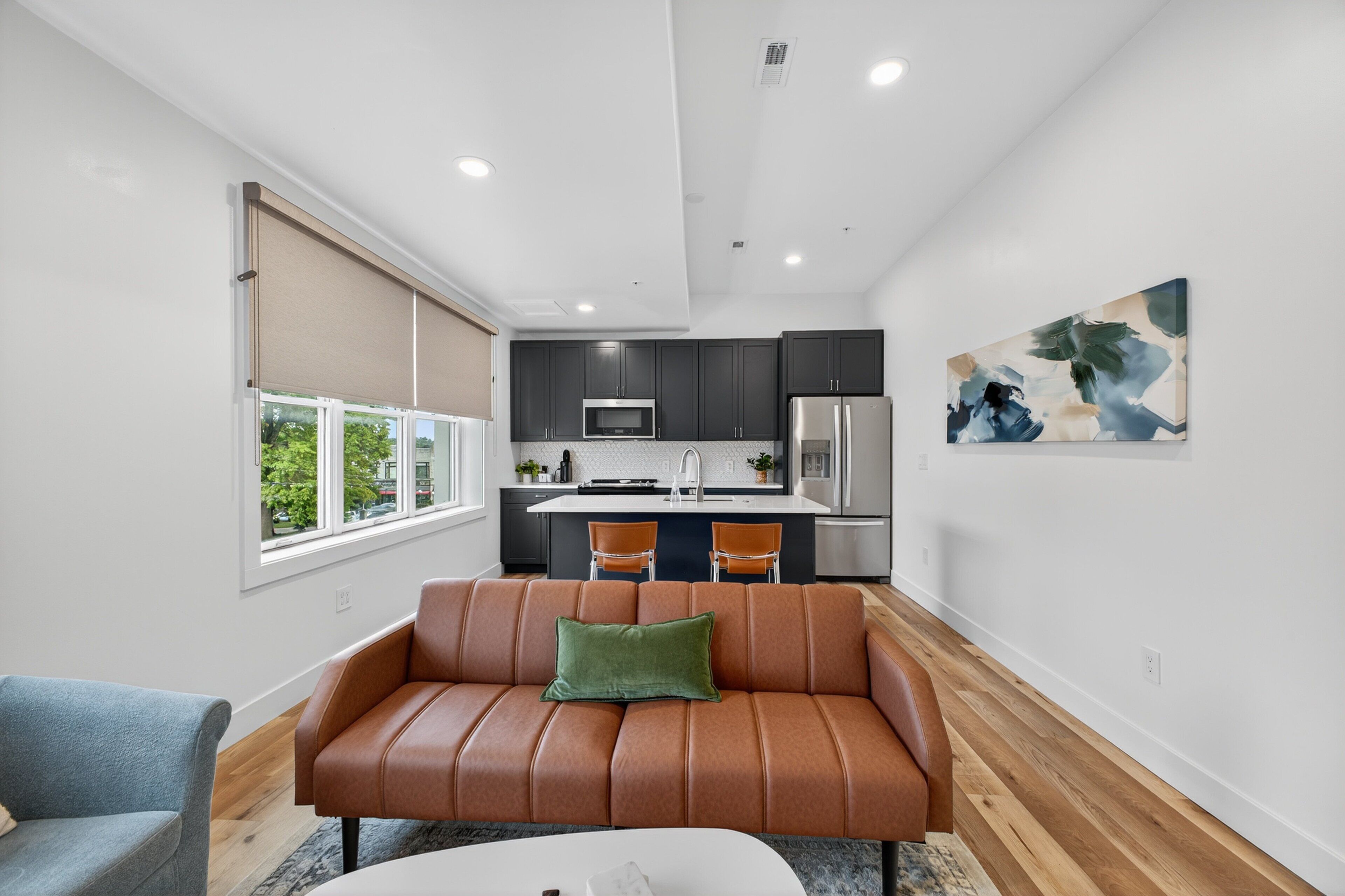 Apartemen, 2 kamar tidur | Area keluarga | Smart TV dan layanan streaming