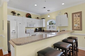 Condo, 3 Bedrooms | Private kitchen | Fridge, oven, coffee/tea maker, toaster - Magnolia North 4880 Unit 101 3 Bedroom Condo (Myrtle Beach)