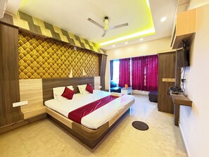 Premium Double Room, City View | Free WiFi, bed sheets