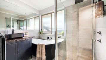 Shower, hair dryer