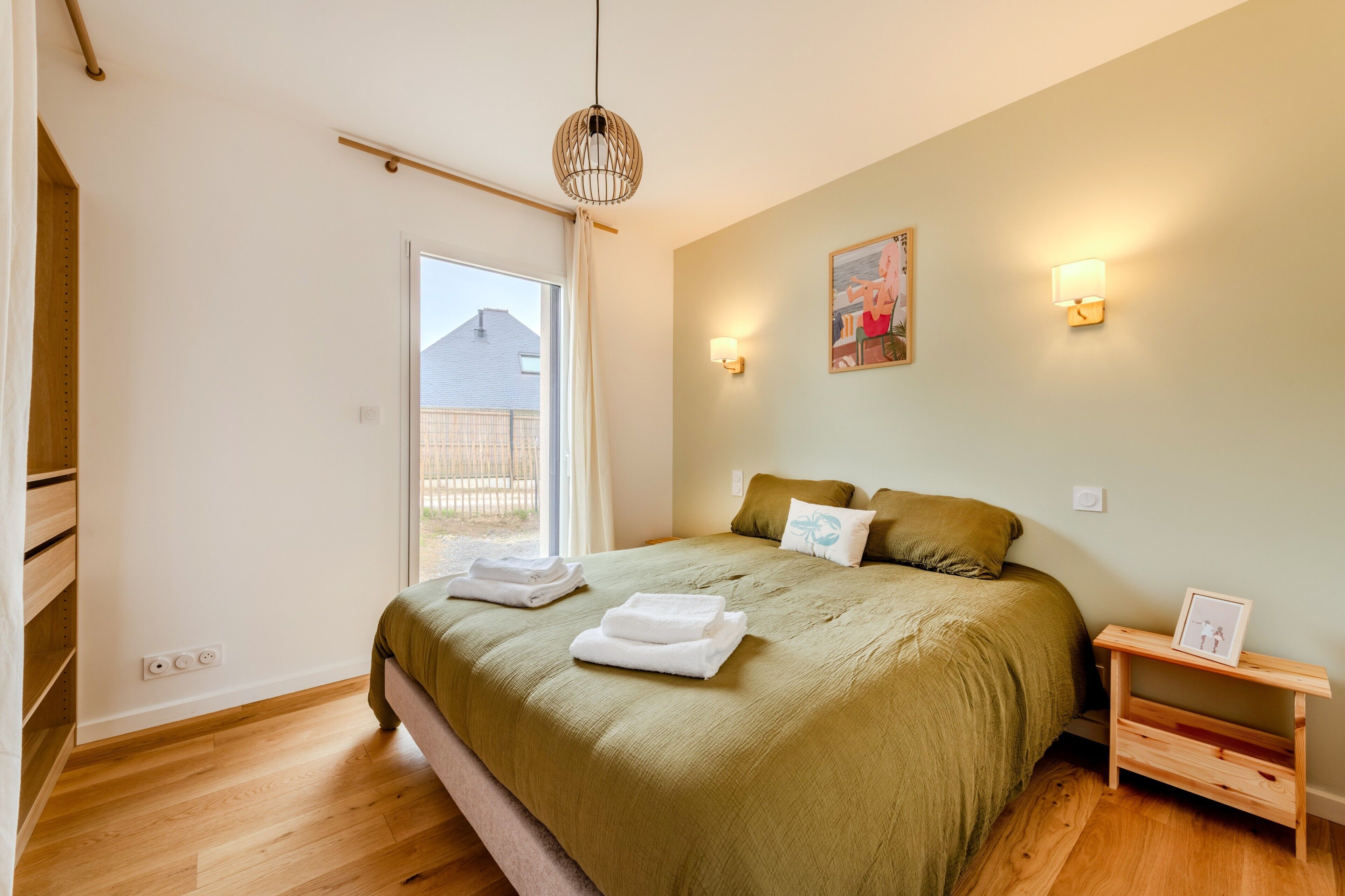 4 chambres, Wi-Fi, literie fournie