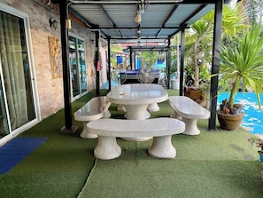 Villa, 4 slaapkamers, toegankelijk voor mindervaliden, roken | Buiten dineren