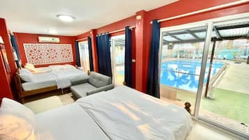Villa, 4 Schlafzimmer, barrierefrei, Raucher | 4 Schlafzimmer, schallisolierte Zimmer