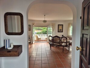 TV connectée, cheminée, livres