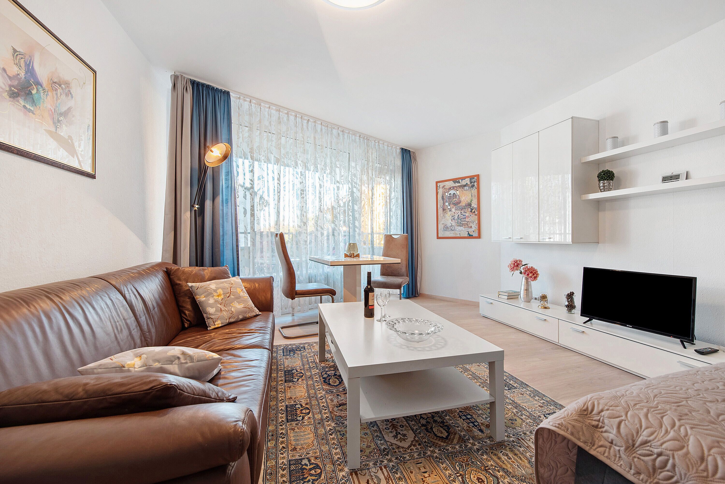 Televisie en een tafeltennistafel