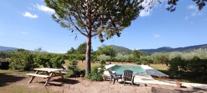 Pool - Gîte 'Romarin' with Mountain View, Wi-Fi and Air Conditioning (Entrechaux)