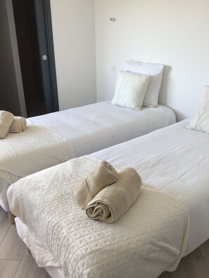 2 slaapkamers, beddengoed