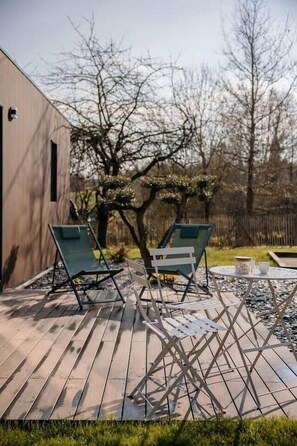 Terrace/patio - Lodge with pool access (Pancé)