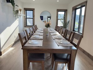 Dining - New! Sleeps 20 Luxurious Beachfront Retreat w/Hot Tub & Pickleball (New Lisbon)