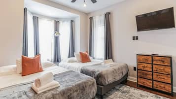 1 chambre, fer et planche à repasser, Wi-Fi, literie fournie