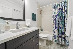 Shower, hair dryer