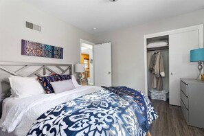 Desk, iron/ironing board, travel crib, WiFi