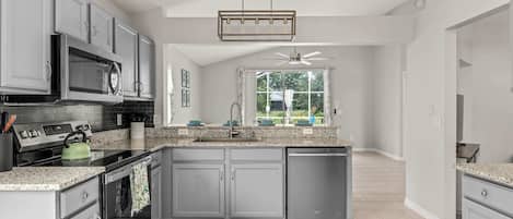 House, Multiple Beds, Pool Access, Pool View (The Sunny Spot) | Private kitchen