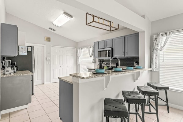 House, Multiple Beds, Pool Access, Pool View (The Sunny Spot) | Private kitchen
