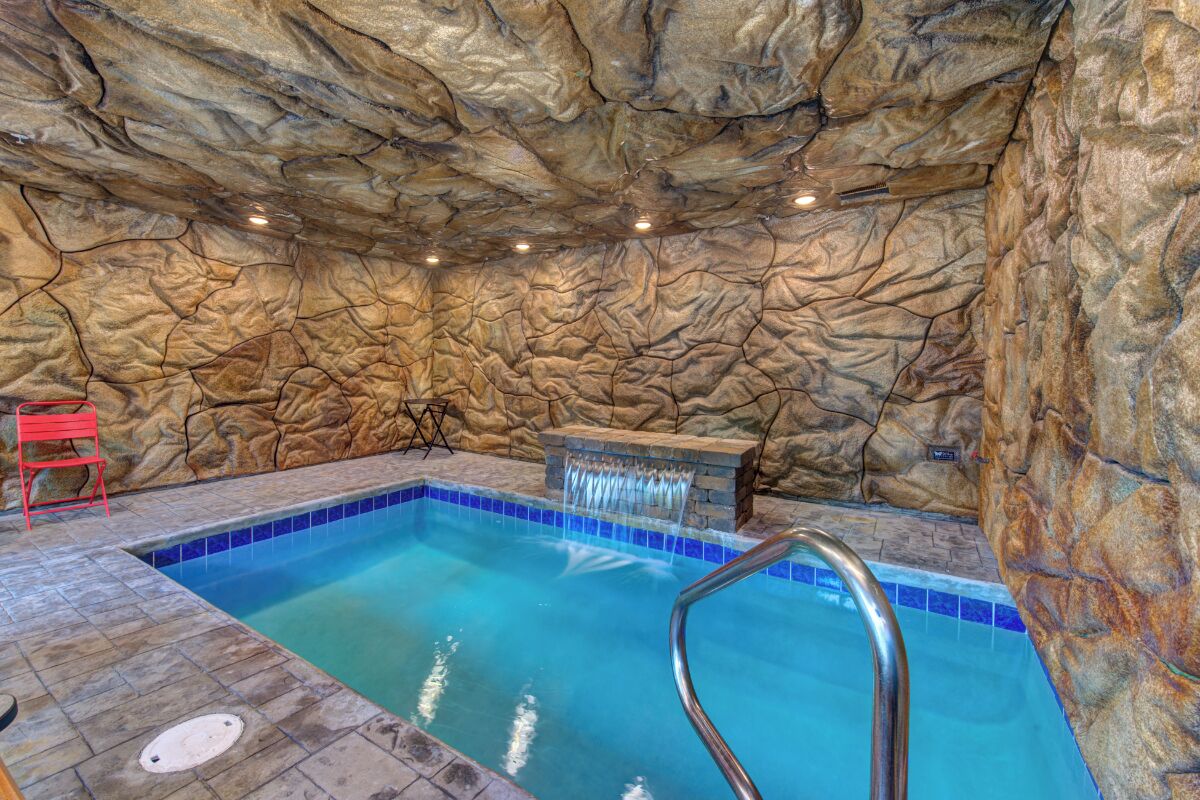 Indoor pool, a heated pool