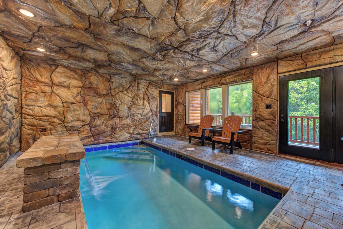 Indoor pool, a heated pool