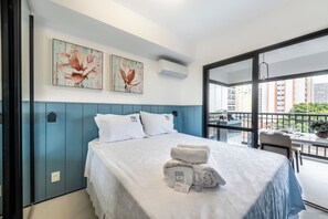 1 室のベッドルーム、アイロン / アイロン台、WiFi、ベッドシーツ