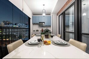 Dining - 22 Rosemari's Apartments: Sophistication with Garage, Pool, and Gym (São Paulo)