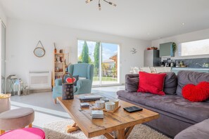 TV, DVD player, ping pong