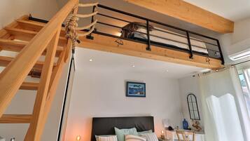 1 makuuhuone, työpöytä, vauvan matkasänky, ilmainen Wi-Fi