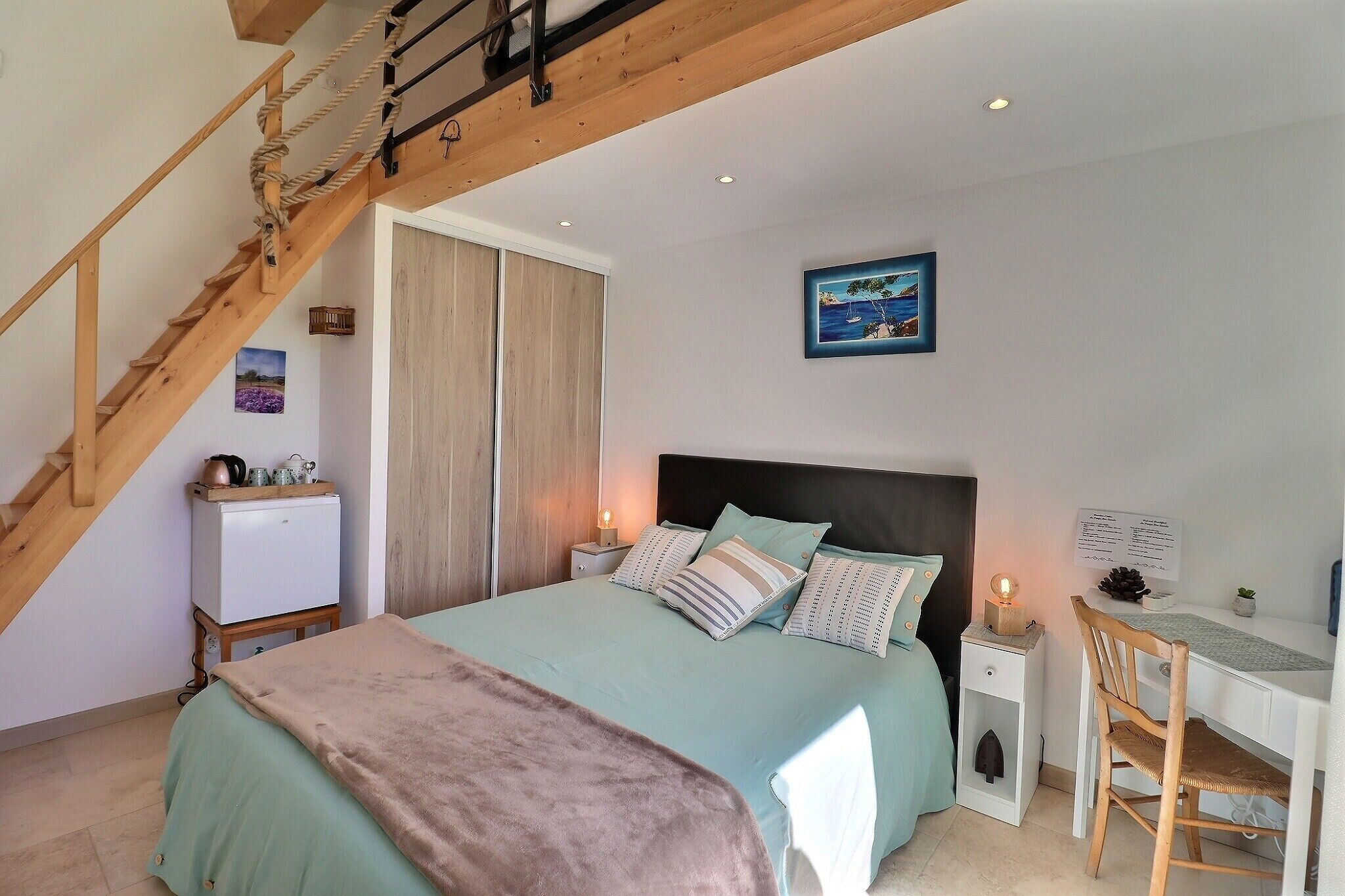 1 chambre, bureau, lit parapluie, Wi-Fi gratuit