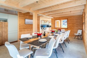Dining - Chalet Le Pré Rosset 15 personnes accès navette (Le Grand-Bornand)
