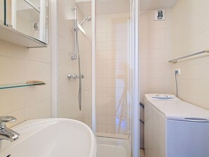 Shower, hair dryer