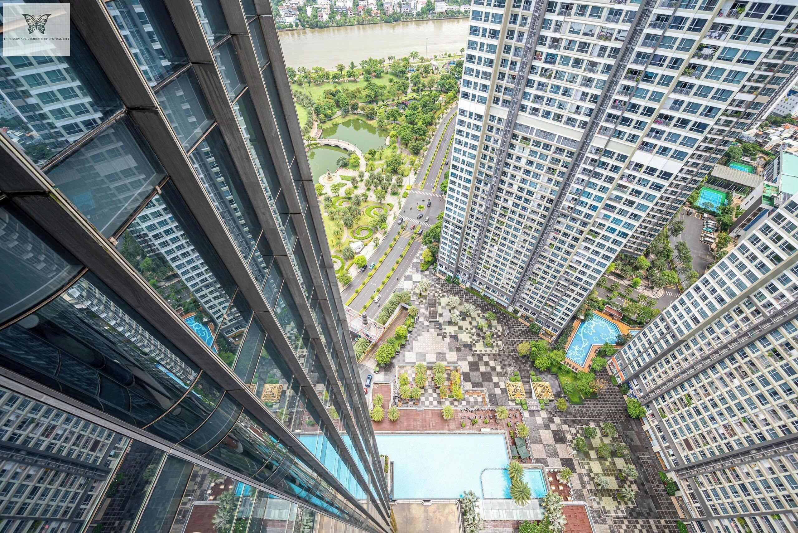 Appartamento Luxury, 3 camere da letto, balcone, vista città | Vista balcone